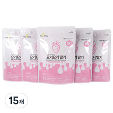 moms 요거요거 유아간식볼, 딸기맛, 15개, 17g