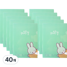 미피 L홀더 화일, 민트(미피), 40개