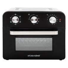 KITCHEN FLOWER 氣炸烤箱 20L, 黑色, KFOA-20