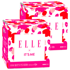 IT'S ME Elle護翼型衛生棉, 中型(25cm), 12片, 2盒