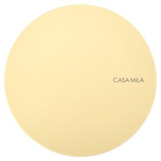 CASA MiLA 粉彩圓形電磁爐墊, 黃色, 1個