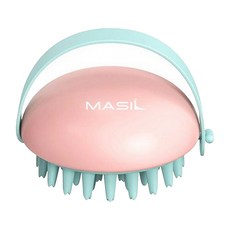 MASIL 頭皮清潔按摩刷, Pink, Mint Green, 1個