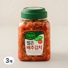 비비고 썰은 배추김치, 1.2kg, 3개