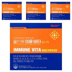 대상웰라이프 정품 올인원 이뮨 비타 멀티팩, 28회분, 4개