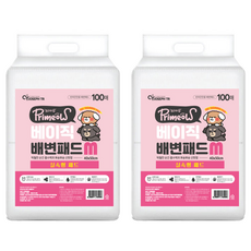 PRIMEOW 基本款經濟型寵物尿布墊 無香, 2個, 100入