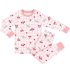 Maykids 女童 Coral Fruit 30支羅紋內衣套裝