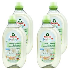 프로쉬 베이비 액상 세탁세제, 1.5L, 4개