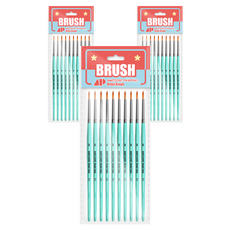 AwesomePainting 多功能細毛圓頭細節勾線筆, 2號, 3個