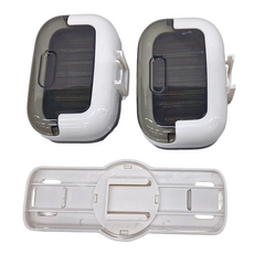 妮妃嚴選 免打孔肥皂盒 雙層, 雪山白, 1個