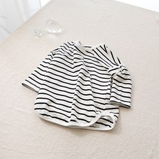 CONTIKIDS 兒童Titch條紋長版圓領T恤