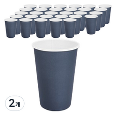彩色紙杯 深藍色 50入 384ml, 2個, 50件