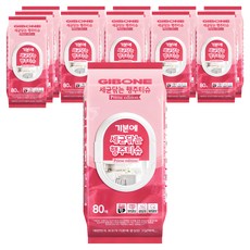 GIBONE 清潔細菌的抹布紙巾 高級版, 80入, 12個