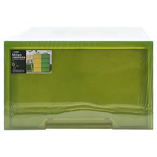 KEYWAY 聯府 米蘭抽屜整理箱 30L 2.1kg, 1層, 棕綠色