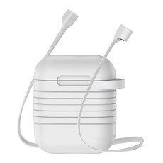 Baseus 倍思 Airpods 矽膠保護套裝 充電無需取出, 灰白色, 1個