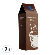 레오니다스 다크 초코 라떼 패밀리팩, 180g, 3개