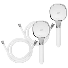 American Standard Smart手持蓮蓬頭+PVC淋浴軟管 1.5m, 白色, 2組