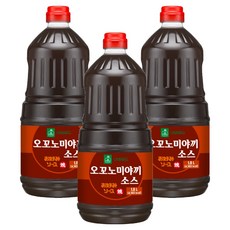 이엔푸드 오꼬노미야끼 소스, 1.8L, 3개