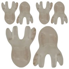 모든리드 便攜式頭皮肩膀頸部章魚刮痧, 灰色, 6個