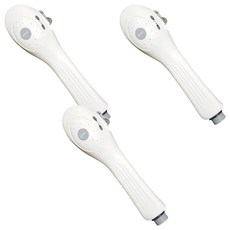 소나기 폴더절수샤워기 백색, 3개, 화이트