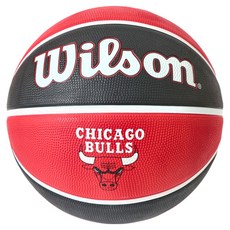 윌슨 NBA TEAM TRIBUTE 농구공 시카고 불스, 1개, WTB1300XBCHI