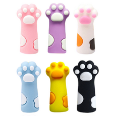 Tteruwa 貓爪多用途矽膠指甲剪保護套 6件組, 多色, 1組