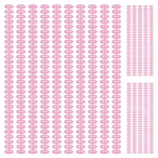 오비크 30공 바인더 라운드 루즈링 20개입, 12mm, 핑크, 1개