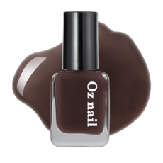 오즈네일 샤인 무드 네일 컬러 매니큐어, S19 다크 초코, 8ml, 1개
