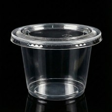 어반플레어 일회용 소스 용기 세트 5.5온스 165ml, 100개입, 1세트