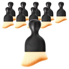 모나코올리브 말랑커브 먼지 브러쉬, 블랙, 10개