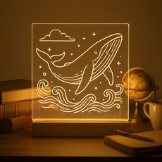 루아즈 DIY 아크릴 무드등 네온사인 만들기 라지 세트형, 혼합색상