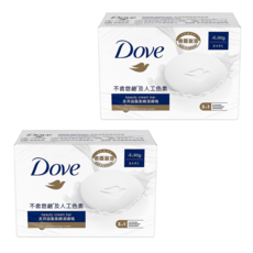 Dove 多芬 滋養柔嫩潔膚皂, 德國製造, 含有乳霜配方, 中性溫和不傷皮膚, 360g, 2盒