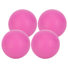 小麥購物 單球按摩球 Y140 125g, 4個, 玫紅色