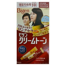 Bigen 美源 Cream-tone 染髮劑 40g, 7G 自然黑棕色, 1個
