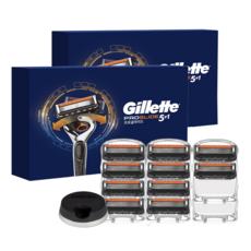 Gillette 吉列 2024 Proglide手動刮鬍刀片 10入+刮鬍刀架組合, 2組