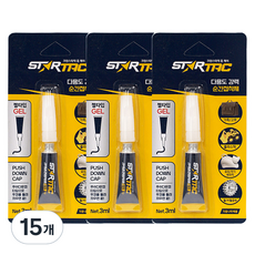 Star Tac 凝膠型接著劑 3ml, 15個
