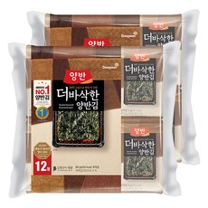 양반 더 바삭한 김, 60g, 2개