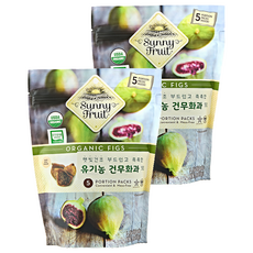 써니후르츠 유기농 건무화과 파우치 5p, 250g, 2개