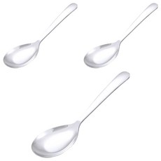 Green Bell 綠貝 大平匙 #304不鏽鋼, 圓柄大平匙, 銀色, 1組