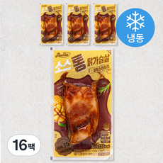 맛있닭 소스 통 닭가슴살 갈릭스테이크 (냉동), 100g, 1개입, 16개