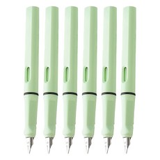 小麥購物 鋼筆 G434 15g 6支, 0.38mm, 馬卡龍綠