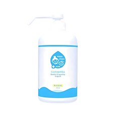 Water clean 水清淨 肌膚防護液手壓瓶 無酒精, 1L, 1組