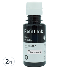 그래토너 INK-K610 삼성 호환잉크, 검정, 2개