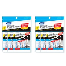 Shallop 刷樂 超細滑潔舌牙線棒衛生包, 3包, 2袋