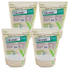 Vilson 米森 有機芬蘭全麥麵粉, 500g, 4包