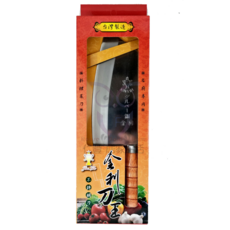 金利菜刀尖，台灣製造，鋒利耐用，輕巧好握，適用於多種食材，廚房必備, 180 x 73 x 2.3mm, JL-0020, 1個