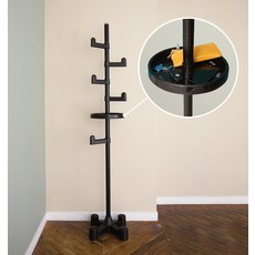 韓國 LIVING STAR 現代立式衣架Plus, 黑色