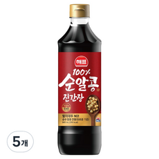 Haepyo 純豆釀造醬油, 5個, 840ml