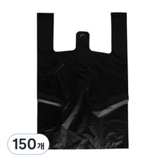 에스디 손잡이 봉투 흑색, 12L, 150개