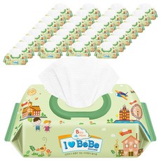 아이러브베베 포레 아기 물티슈 캡형, 62g, 72매, 40세트