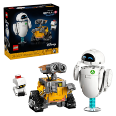 LEGO 樂高 43279 迪士尼系列 瓦力和伊芙 WALL-E and EVE, 1套, 混和顏色